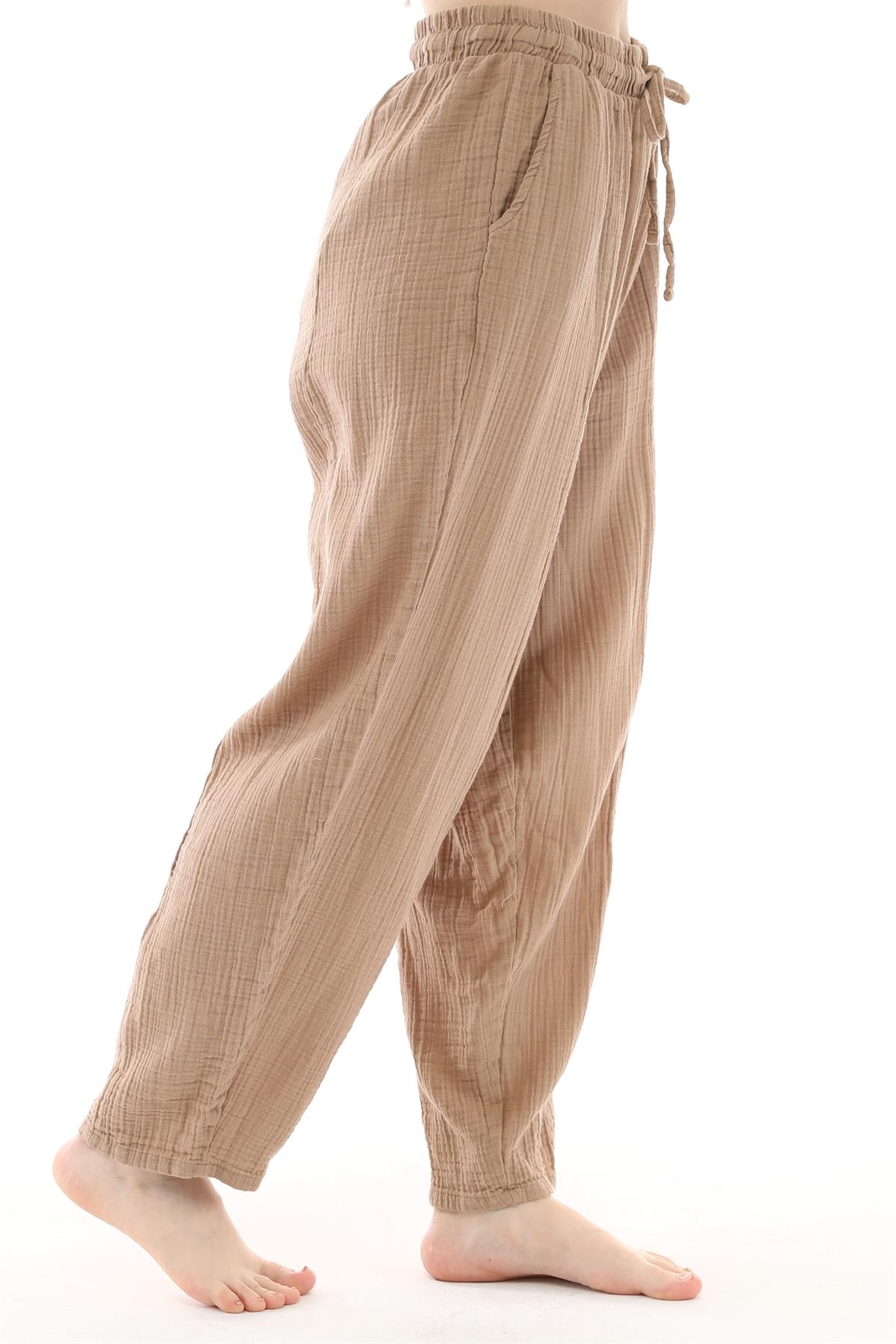 Vizon Müslin Pantolon