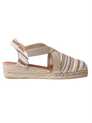 Vinaros Toni Pons Beige Dolgu Topuk Ayakkabı