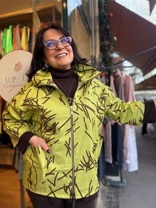 Fermuarlı Cepli Ceket