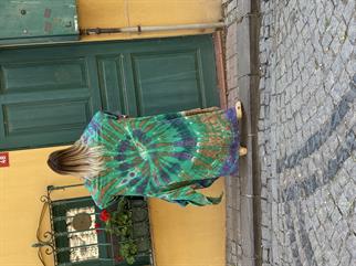 Yeşil Batik Kaftan