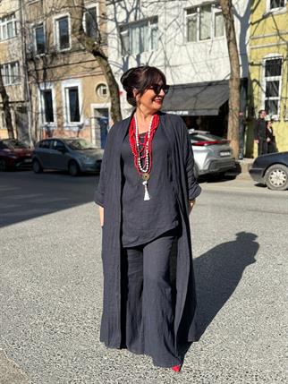 İthal 3lü Keten Takım