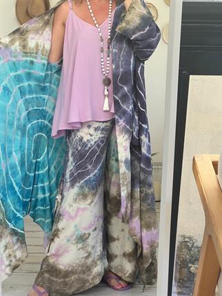 Lila Batik Kaftan