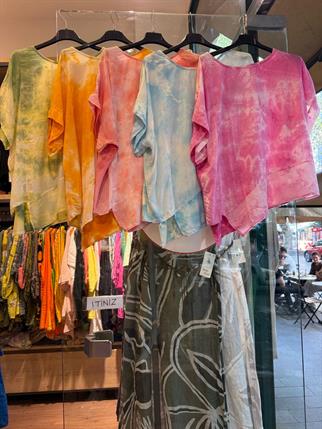 Verev Batik Pamuklu Bluz