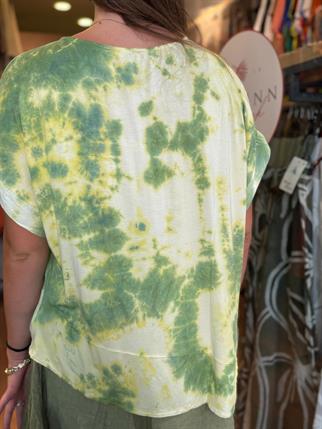 Verev Batik Pamuklu Bluz