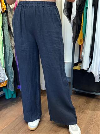 Denny İthal Keten Pantolon