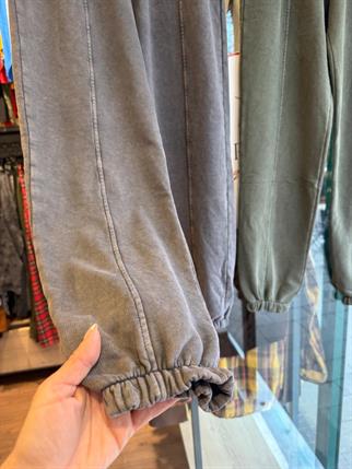 Ön Çimalı Yıkamalı Eşofman Pantolon