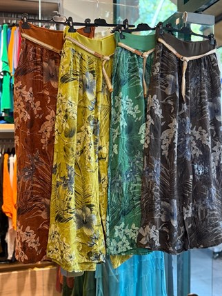 İthal Serpil Keten Pantolon