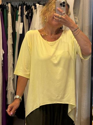 Limon Çiçeği Crop Bluz