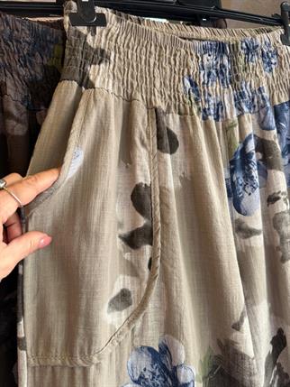 İthal Lilly Keten Pantolon