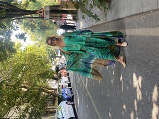 Yeşil Batik Kaftan