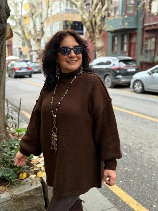 Yumoş Ters Dikişli Kazak