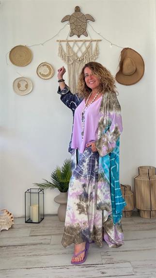 Lila Batik Kaftan