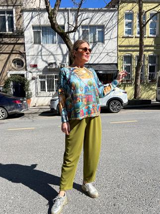 Kuzguncuk Desenli Merserize