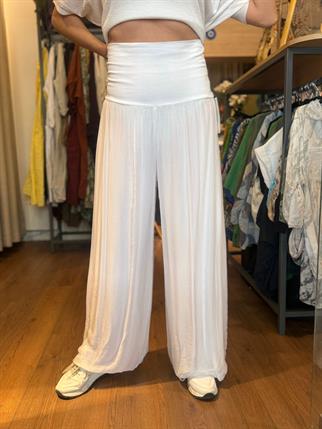 Bol Paça İpek Pantolon