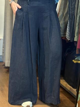 İthal Keten Etek Pantolon