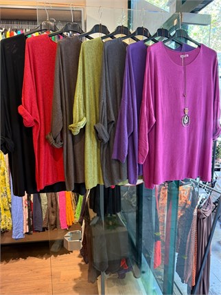 İthal Oversize Kolyeli Triko