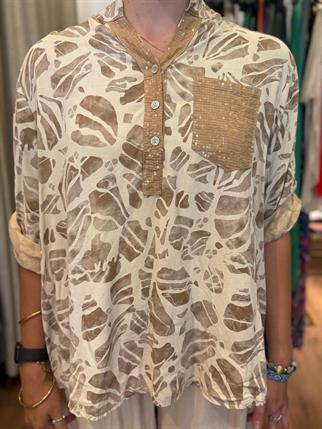 İthal Hakim Yaka Batik Gömlek