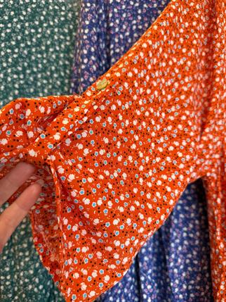 Çıtır Çiçek Desenli Elbise