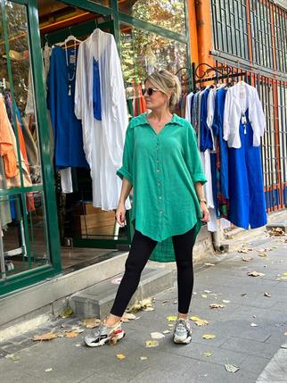 Arkası Uzun Tunik Gömlek