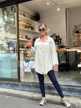 Arkası Uzun Tunik Gömlek