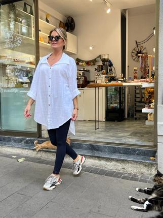 Arkası Uzun Tunik Gömlek