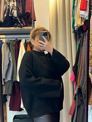 Atkılı Triko Kazak