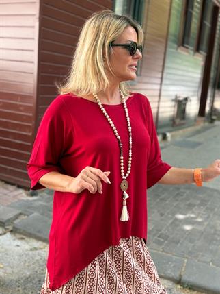 Bordo Crop Bluz
