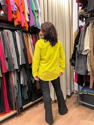 Önden Pileli Gömlek