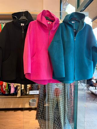 İthal Nubuk Kapüşonlu Kaban