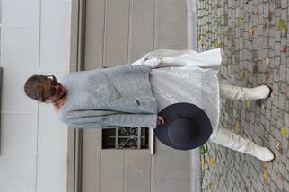 Gümüş Payetli Etek