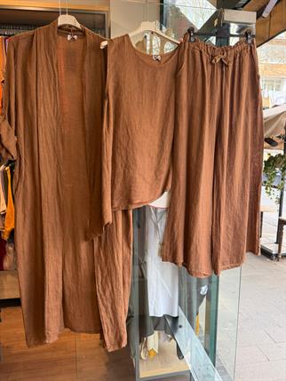 İthal 3lü Keten Takım