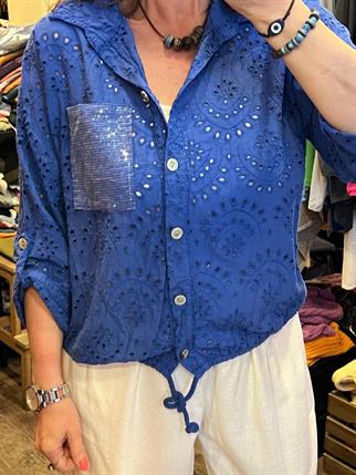 Fisto Cebi Payetli İthal Ceket