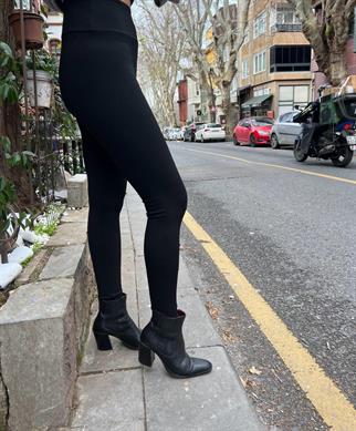 Çelik Örme Kışlık Tayt