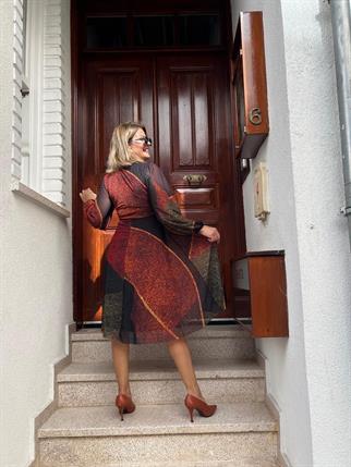 Celine Şifon Elbise