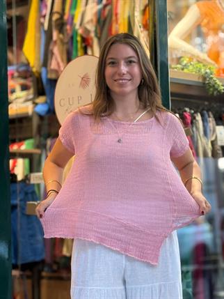 File Verev Pamuklu Bluz