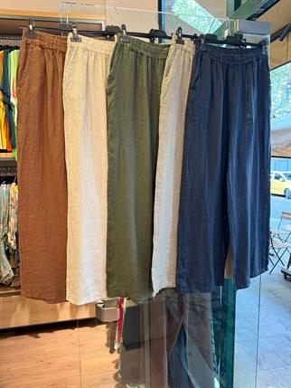 Denny İthal Keten Pantolon