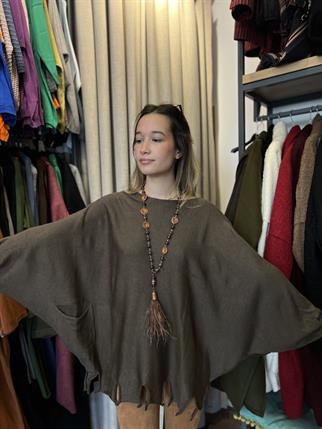 Dilimli Yarasa Kol Triko