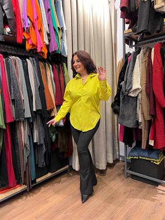 Önden Pileli Gömlek