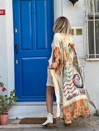 Denizatı Desen Kimono