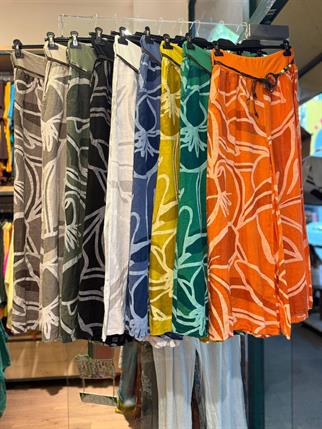 Arte Bol Paça İthal Keten Pantolon