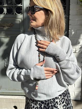 Eldiven Detaylı Balıkçı Triko