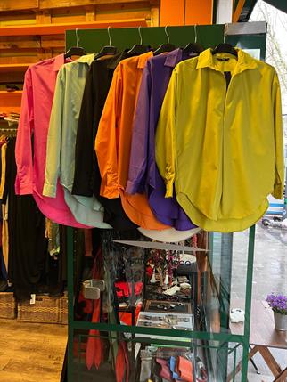 Önden Pileli Gömlek