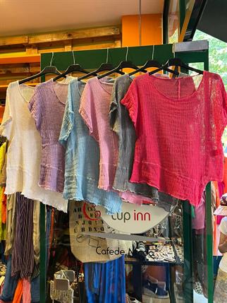 File Verev Pamuklu Bluz