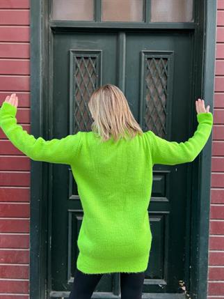 Fıstık Boğazlı Yumoş Tunik Kazak