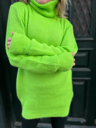 Fıstık Boğazlı Yumoş Tunik Kazak