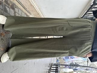 Haki Gabardin Bol Paça Pantolon