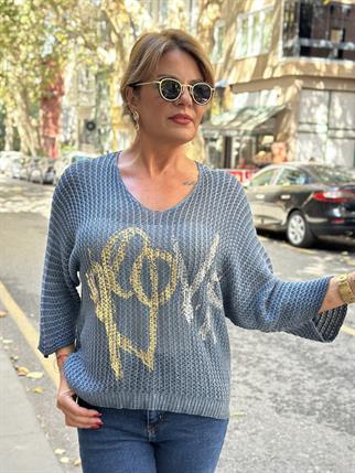 İthal Love Varaklı File Merserize