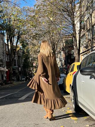 Kahve Tasarım Elbise