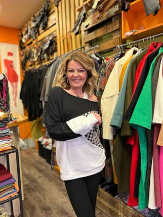 Kazayağı Desen Sweatshirt