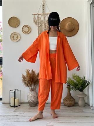 Kimono Pantolon Takım
